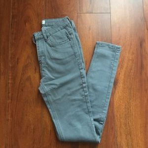 Grey High Waisted Jeans
